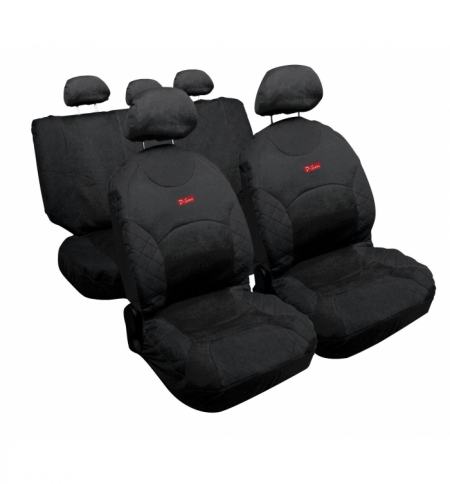 Set fodera "drive-jeans" coprisedile nero