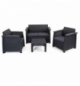 SET RATTAN VEGAS LOUNGE KETER