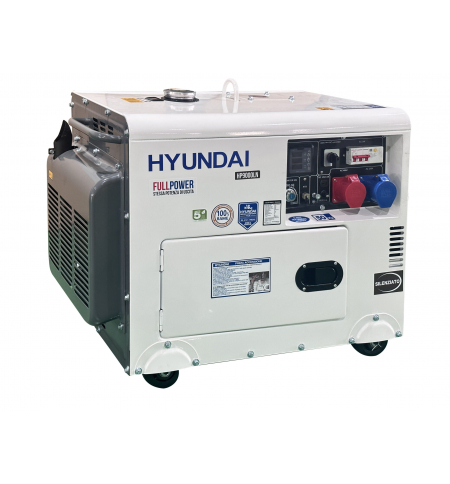 Generatore diesel Hyundai 8KW 660CC avviamento elettrico silenziato FP C/RUO